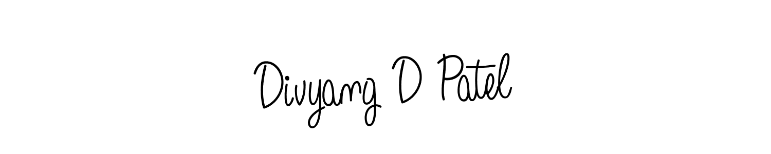 This is the best signature style for the Divyang D Patel name. Also you like these signature font (Angelique-Rose-font-FFP). Mix name signature. Divyang D Patel signature style 5 images and pictures png