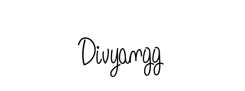 Divyangg stylish signature style. Best Handwritten Sign (Angelique-Rose-font-FFP) for my name. Handwritten Signature Collection Ideas for my name Divyangg. Divyangg signature style 5 images and pictures png