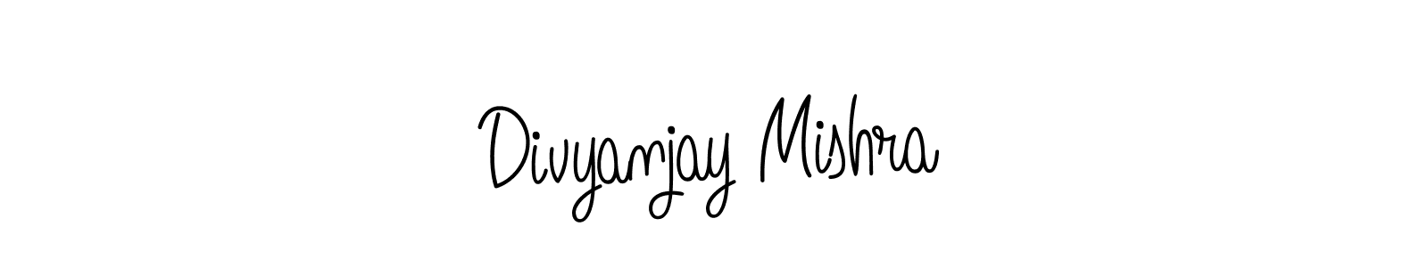 Also we have Divyanjay Mishra name is the best signature style. Create professional handwritten signature collection using Angelique-Rose-font-FFP autograph style. Divyanjay Mishra signature style 5 images and pictures png