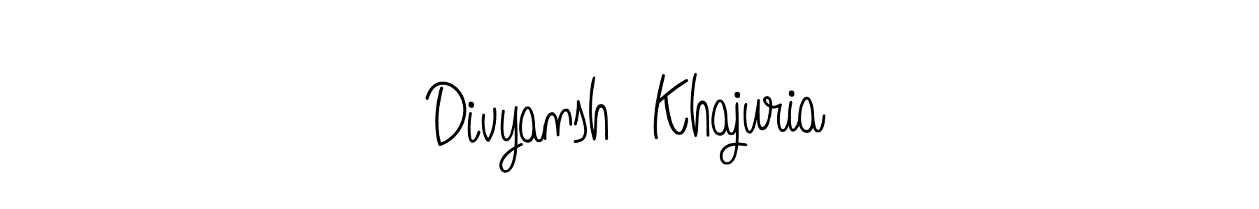 Once you've used our free online signature maker to create your best signature Angelique-Rose-font-FFP style, it's time to enjoy all of the benefits that Divyansh  Khajuria name signing documents. Divyansh  Khajuria signature style 5 images and pictures png