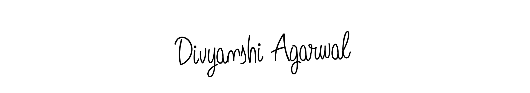 How to make Divyanshi Agarwal signature? Angelique-Rose-font-FFP is a professional autograph style. Create handwritten signature for Divyanshi Agarwal name. Divyanshi Agarwal signature style 5 images and pictures png