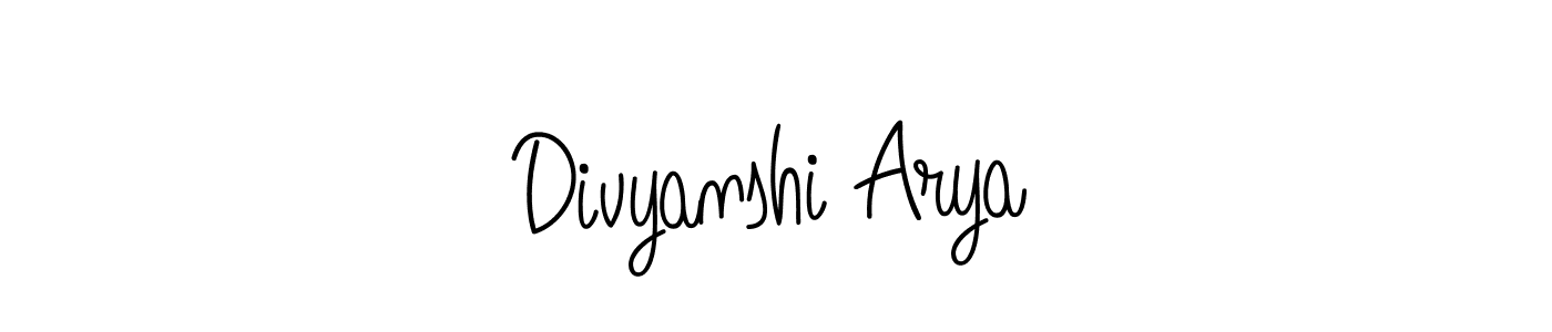 Similarly Angelique-Rose-font-FFP is the best handwritten signature design. Signature creator online .You can use it as an online autograph creator for name Divyanshi Arya. Divyanshi Arya signature style 5 images and pictures png