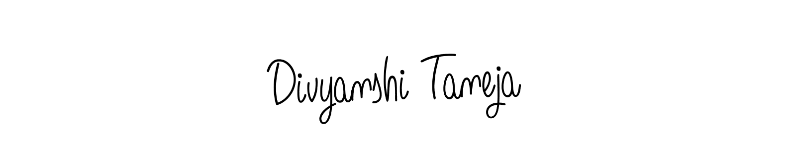 Check out images of Autograph of Divyanshi Taneja name. Actor Divyanshi Taneja Signature Style. Angelique-Rose-font-FFP is a professional sign style online. Divyanshi Taneja signature style 5 images and pictures png