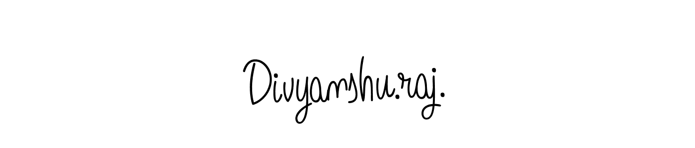 How to Draw Divyanshu.raj. signature style? Angelique-Rose-font-FFP is a latest design signature styles for name Divyanshu.raj.. Divyanshu.raj. signature style 5 images and pictures png