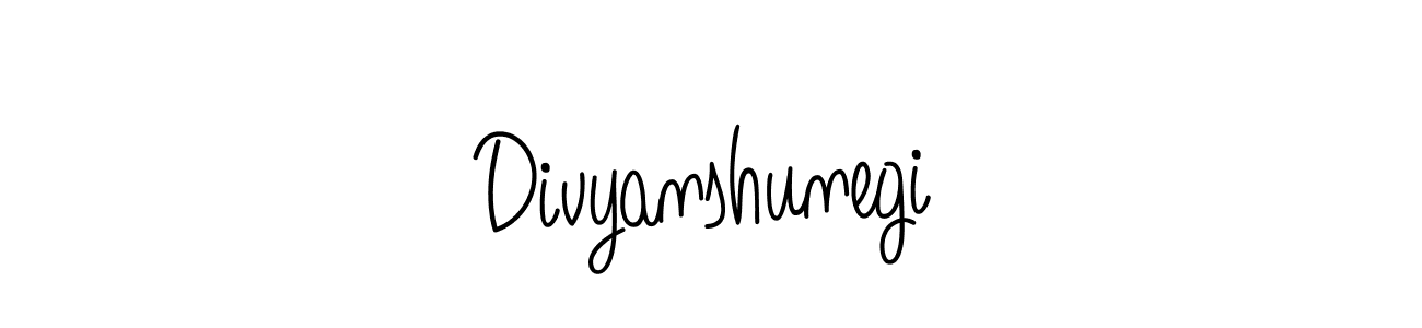 It looks lik you need a new signature style for name Divyanshunegi. Design unique handwritten (Angelique-Rose-font-FFP) signature with our free signature maker in just a few clicks. Divyanshunegi signature style 5 images and pictures png