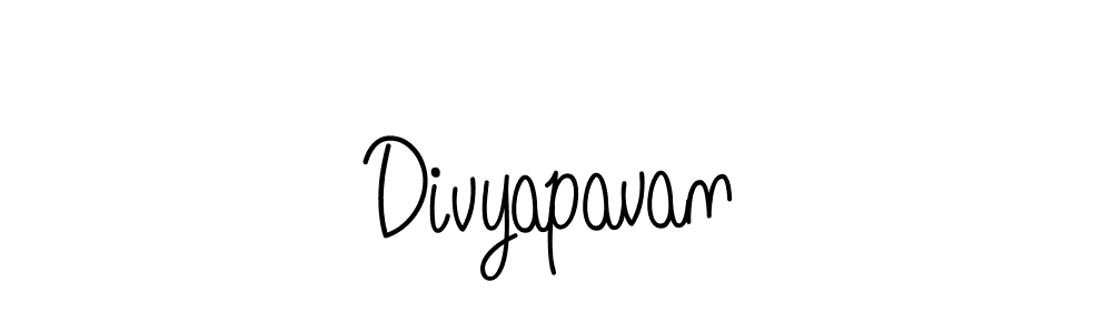 The best way (Angelique-Rose-font-FFP) to make a short signature is to pick only two or three words in your name. The name Divyapavan include a total of six letters. For converting this name. Divyapavan signature style 5 images and pictures png