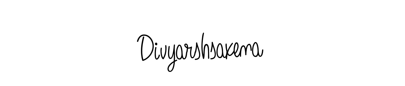 How to make Divyarshsaxena signature? Angelique-Rose-font-FFP is a professional autograph style. Create handwritten signature for Divyarshsaxena name. Divyarshsaxena signature style 5 images and pictures png