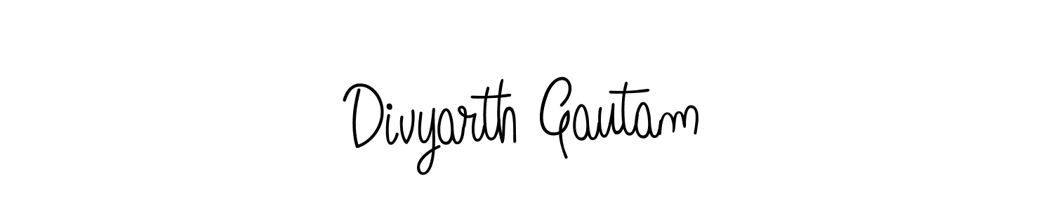 The best way (Angelique-Rose-font-FFP) to make a short signature is to pick only two or three words in your name. The name Divyarth Gautam include a total of six letters. For converting this name. Divyarth Gautam signature style 5 images and pictures png