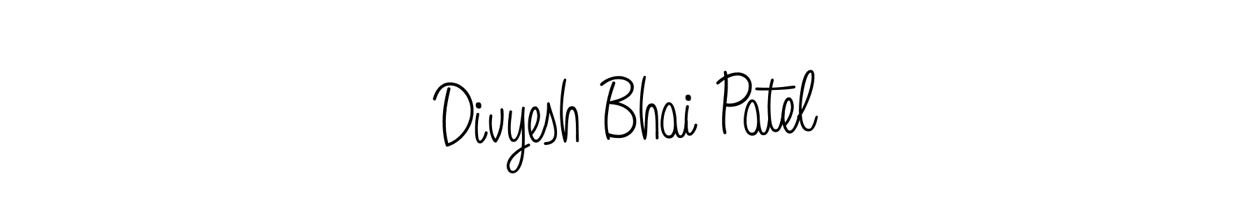 Also we have Divyesh Bhai Patel name is the best signature style. Create professional handwritten signature collection using Angelique-Rose-font-FFP autograph style. Divyesh Bhai Patel signature style 5 images and pictures png