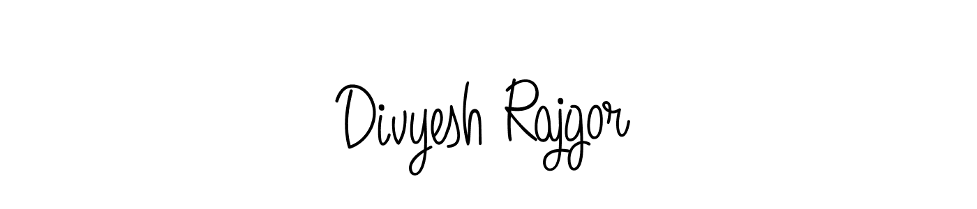 Best and Professional Signature Style for Divyesh Rajgor. Angelique-Rose-font-FFP Best Signature Style Collection. Divyesh Rajgor signature style 5 images and pictures png