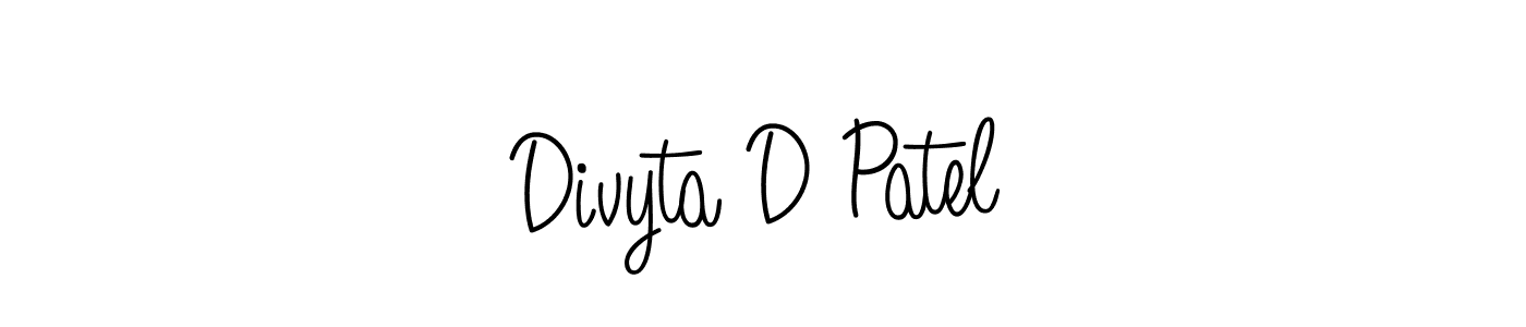 How to Draw Divyta D Patel signature style? Angelique-Rose-font-FFP is a latest design signature styles for name Divyta D Patel. Divyta D Patel signature style 5 images and pictures png