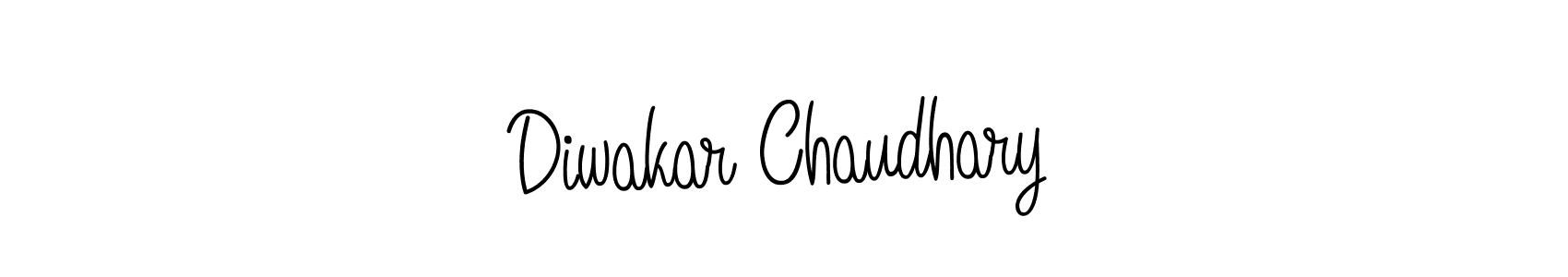 The best way (Angelique-Rose-font-FFP) to make a short signature is to pick only two or three words in your name. The name Diwakar Chaudhary include a total of six letters. For converting this name. Diwakar Chaudhary signature style 5 images and pictures png