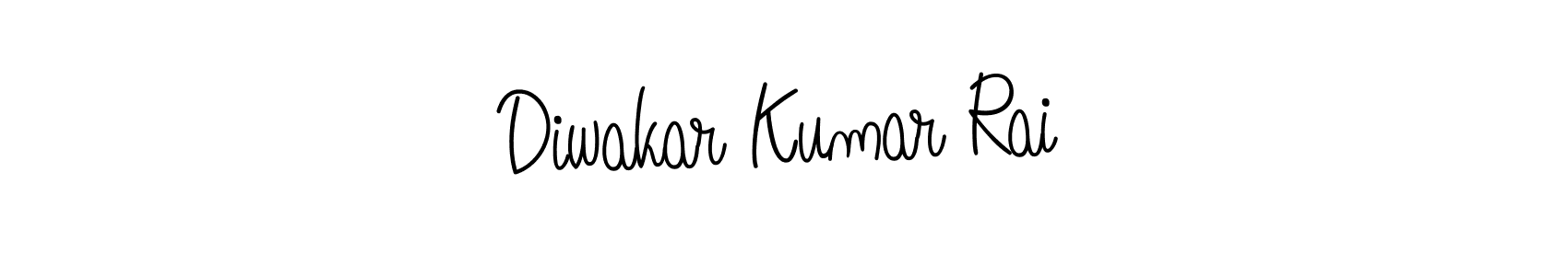 Make a beautiful signature design for name Diwakar Kumar Rai. With this signature (Angelique-Rose-font-FFP) style, you can create a handwritten signature for free. Diwakar Kumar Rai signature style 5 images and pictures png