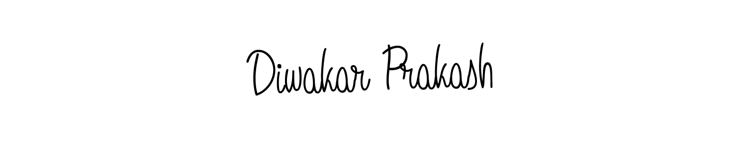 Diwakar Prakash stylish signature style. Best Handwritten Sign (Angelique-Rose-font-FFP) for my name. Handwritten Signature Collection Ideas for my name Diwakar Prakash. Diwakar Prakash signature style 5 images and pictures png