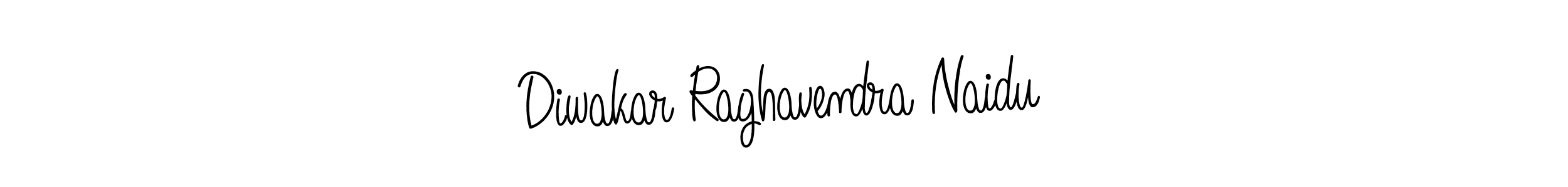 Design your own signature with our free online signature maker. With this signature software, you can create a handwritten (Angelique-Rose-font-FFP) signature for name Diwakar Raghavendra Naidu. Diwakar Raghavendra Naidu signature style 5 images and pictures png