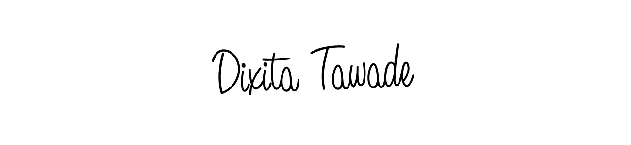 Best and Professional Signature Style for Dixita Tawade. Angelique-Rose-font-FFP Best Signature Style Collection. Dixita Tawade signature style 5 images and pictures png