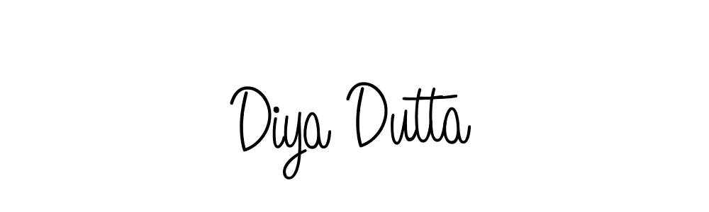 Check out images of Autograph of Diya Dutta name. Actor Diya Dutta Signature Style. Angelique-Rose-font-FFP is a professional sign style online. Diya Dutta signature style 5 images and pictures png