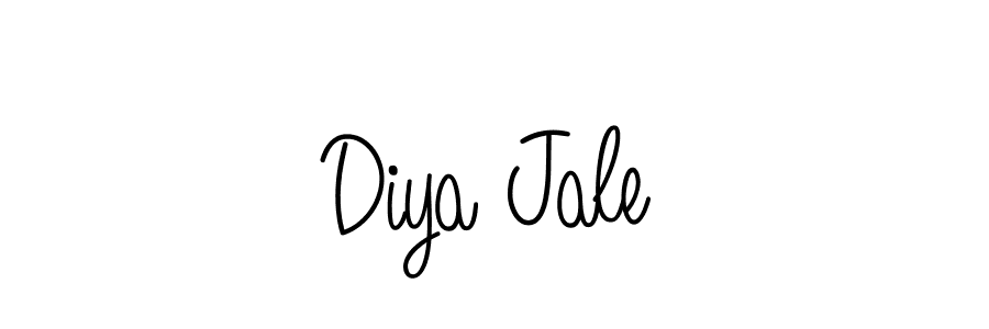 Best and Professional Signature Style for Diya Jale. Angelique-Rose-font-FFP Best Signature Style Collection. Diya Jale signature style 5 images and pictures png