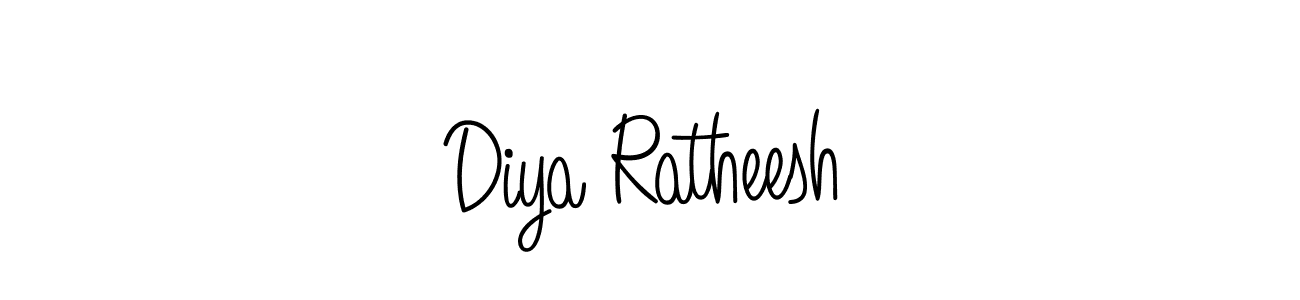 Create a beautiful signature design for name Diya Ratheesh. With this signature (Angelique-Rose-font-FFP) fonts, you can make a handwritten signature for free. Diya Ratheesh signature style 5 images and pictures png