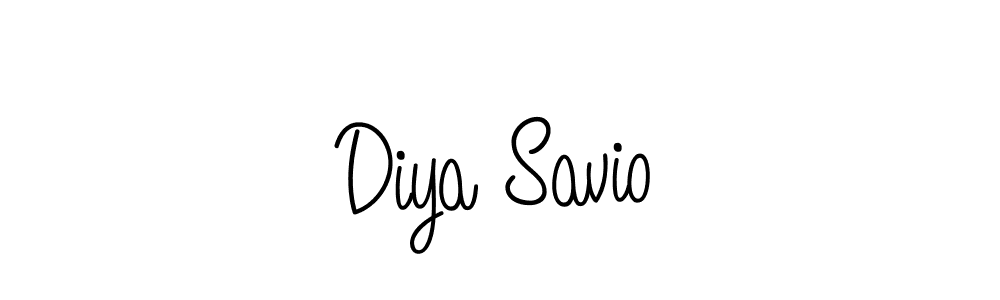 Similarly Angelique-Rose-font-FFP is the best handwritten signature design. Signature creator online .You can use it as an online autograph creator for name Diya Savio. Diya Savio signature style 5 images and pictures png