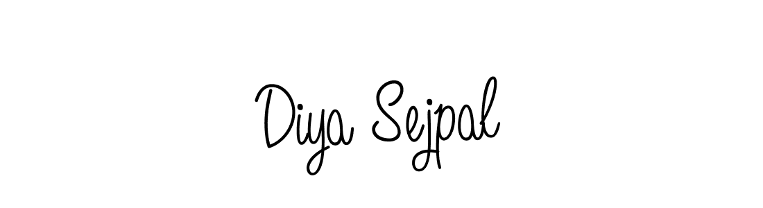Similarly Angelique-Rose-font-FFP is the best handwritten signature design. Signature creator online .You can use it as an online autograph creator for name Diya Sejpal. Diya Sejpal signature style 5 images and pictures png