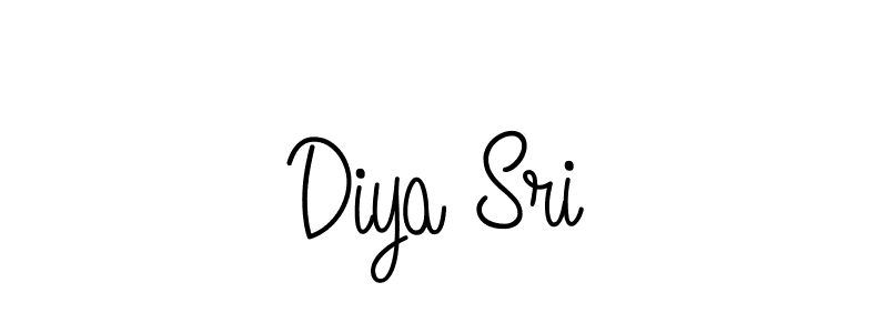 How to make Diya Sri signature? Angelique-Rose-font-FFP is a professional autograph style. Create handwritten signature for Diya Sri name. Diya Sri signature style 5 images and pictures png