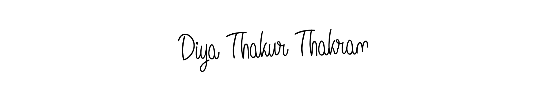 How to Draw Diya Thakur Thakran signature style? Angelique-Rose-font-FFP is a latest design signature styles for name Diya Thakur Thakran. Diya Thakur Thakran signature style 5 images and pictures png