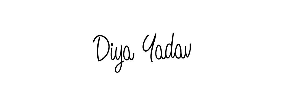 It looks lik you need a new signature style for name Diya Yadav. Design unique handwritten (Angelique-Rose-font-FFP) signature with our free signature maker in just a few clicks. Diya Yadav signature style 5 images and pictures png