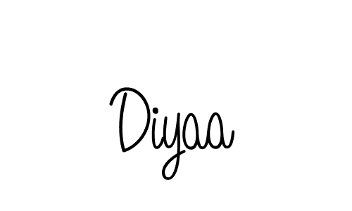 Make a beautiful signature design for name Diyaa. Use this online signature maker to create a handwritten signature for free. Diyaa signature style 5 images and pictures png