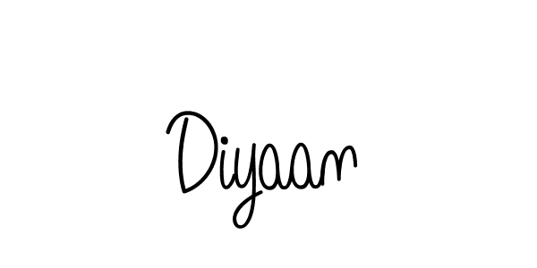 How to Draw Diyaan signature style? Angelique-Rose-font-FFP is a latest design signature styles for name Diyaan. Diyaan signature style 5 images and pictures png
