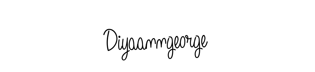 Make a beautiful signature design for name Diyaanngeorge. Use this online signature maker to create a handwritten signature for free. Diyaanngeorge signature style 5 images and pictures png