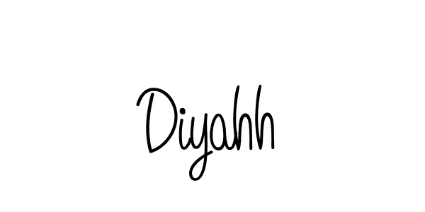 if you are searching for the best signature style for your name Diyahh. so please give up your signature search. here we have designed multiple signature styles  using Angelique-Rose-font-FFP. Diyahh signature style 5 images and pictures png