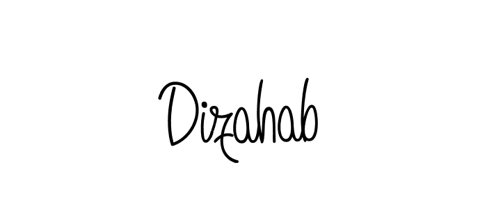 Best and Professional Signature Style for Dizahab. Angelique-Rose-font-FFP Best Signature Style Collection. Dizahab signature style 5 images and pictures png