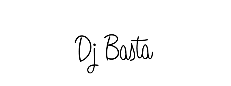 How to make Dj Basta name signature. Use Angelique-Rose-font-FFP style for creating short signs online. This is the latest handwritten sign. Dj Basta signature style 5 images and pictures png