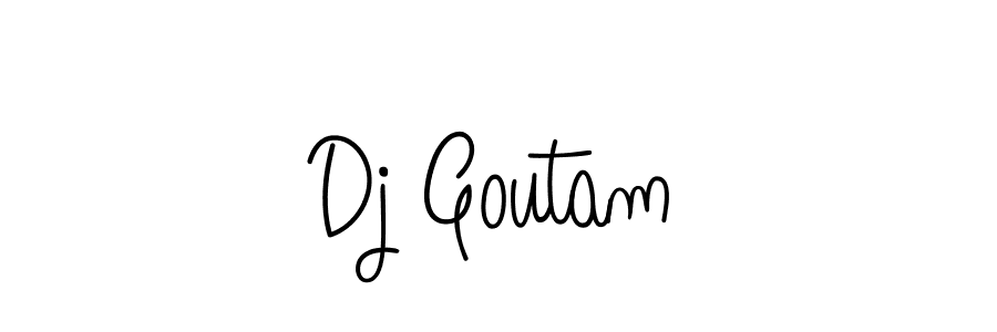 Also we have Dj Goutam name is the best signature style. Create professional handwritten signature collection using Angelique-Rose-font-FFP autograph style. Dj Goutam signature style 5 images and pictures png