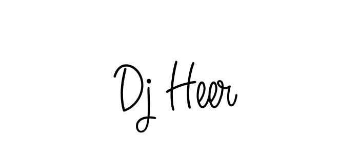 Once you've used our free online signature maker to create your best signature Angelique-Rose-font-FFP style, it's time to enjoy all of the benefits that Dj Heer name signing documents. Dj Heer signature style 5 images and pictures png