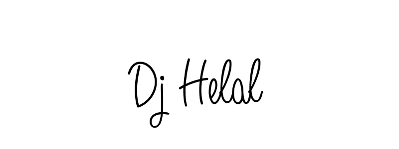 You can use this online signature creator to create a handwritten signature for the name Dj Helal. This is the best online autograph maker. Dj Helal signature style 5 images and pictures png