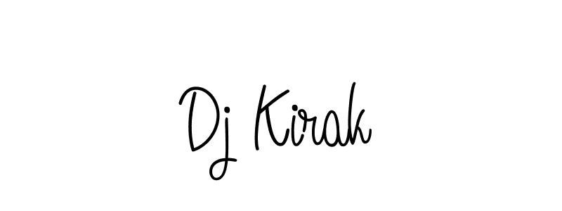 Check out images of Autograph of Dj Kirak name. Actor Dj Kirak Signature Style. Angelique-Rose-font-FFP is a professional sign style online. Dj Kirak signature style 5 images and pictures png