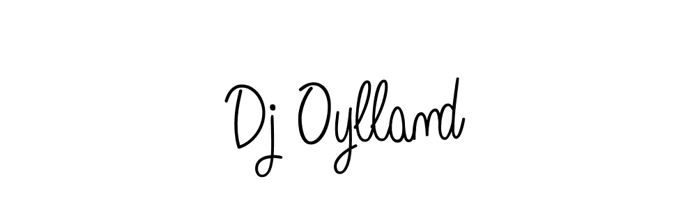 How to make Dj Oylland signature? Angelique-Rose-font-FFP is a professional autograph style. Create handwritten signature for Dj Oylland name. Dj Oylland signature style 5 images and pictures png