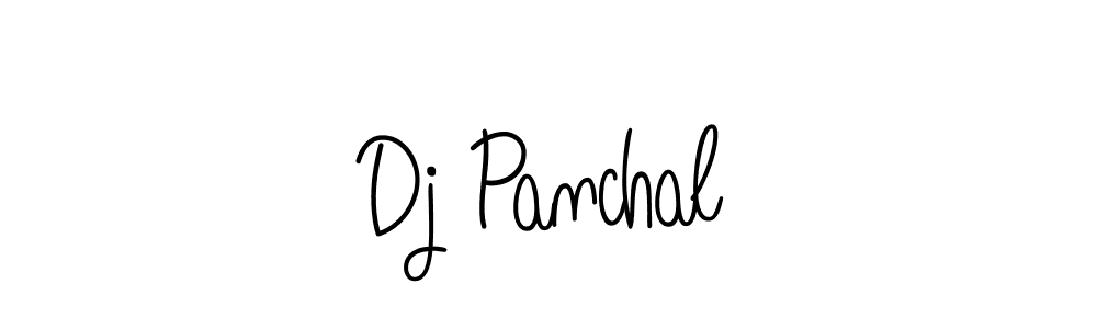 You should practise on your own different ways (Angelique-Rose-font-FFP) to write your name (Dj Panchal) in signature. don't let someone else do it for you. Dj Panchal signature style 5 images and pictures png