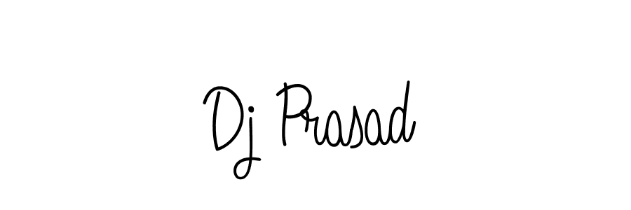 Make a beautiful signature design for name Dj Prasad. With this signature (Angelique-Rose-font-FFP) style, you can create a handwritten signature for free. Dj Prasad signature style 5 images and pictures png