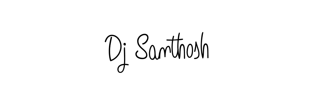 Make a beautiful signature design for name Dj Santhosh. Use this online signature maker to create a handwritten signature for free. Dj Santhosh signature style 5 images and pictures png