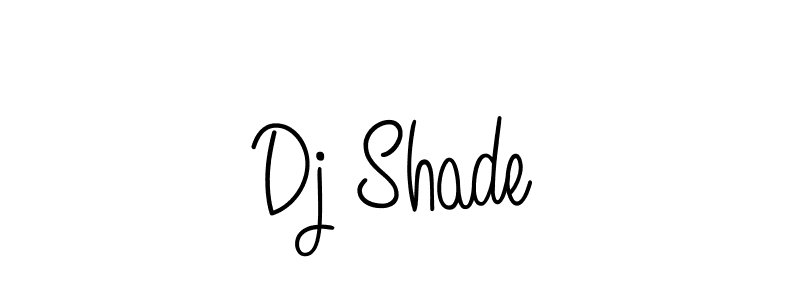 Also we have Dj Shade name is the best signature style. Create professional handwritten signature collection using Angelique-Rose-font-FFP autograph style. Dj Shade signature style 5 images and pictures png