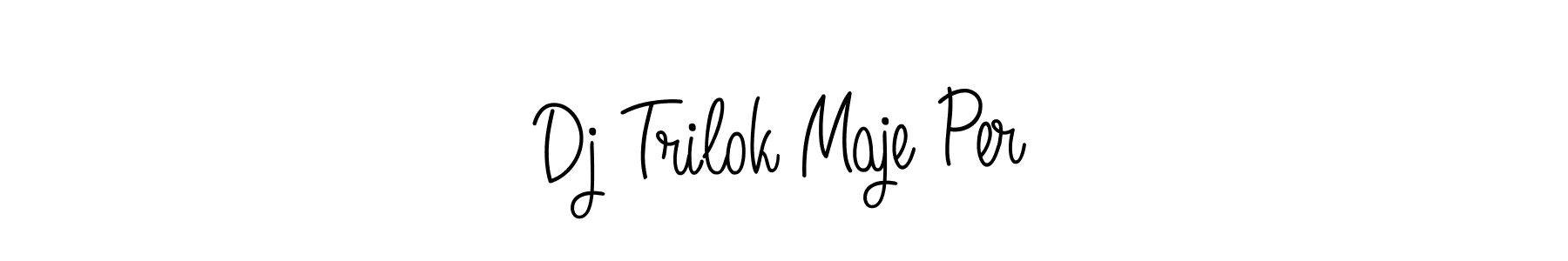 Here are the top 10 professional signature styles for the name Dj Trilok Maje Per. These are the best autograph styles you can use for your name. Dj Trilok Maje Per signature style 5 images and pictures png