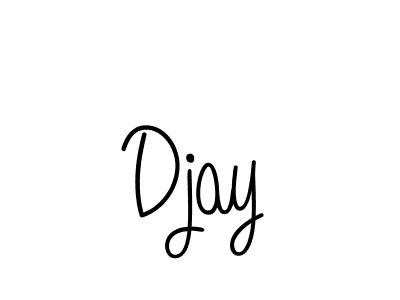Djay stylish signature style. Best Handwritten Sign (Angelique-Rose-font-FFP) for my name. Handwritten Signature Collection Ideas for my name Djay. Djay signature style 5 images and pictures png