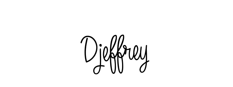 The best way (Angelique-Rose-font-FFP) to make a short signature is to pick only two or three words in your name. The name Djeffrey include a total of six letters. For converting this name. Djeffrey signature style 5 images and pictures png