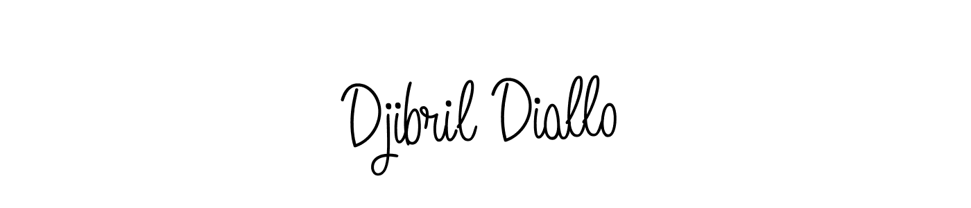 Best and Professional Signature Style for Djibril Diallo. Angelique-Rose-font-FFP Best Signature Style Collection. Djibril Diallo signature style 5 images and pictures png