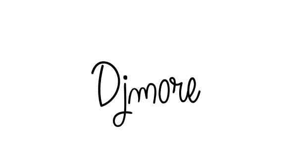 How to make Djmore signature? Angelique-Rose-font-FFP is a professional autograph style. Create handwritten signature for Djmore name. Djmore signature style 5 images and pictures png