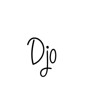 The best way (Angelique-Rose-font-FFP) to make a short signature is to pick only two or three words in your name. The name Djo include a total of six letters. For converting this name. Djo signature style 5 images and pictures png