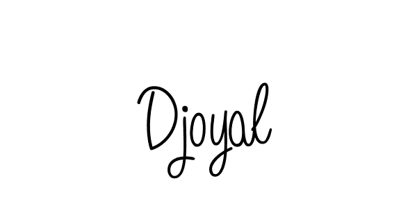 How to make Djoyal name signature. Use Angelique-Rose-font-FFP style for creating short signs online. This is the latest handwritten sign. Djoyal signature style 5 images and pictures png